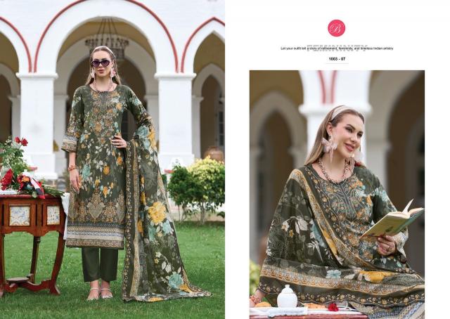 Belliza guzarish vol 25 cotton dress material wholesale